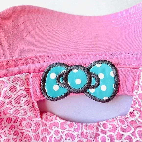 HELLO Kitty Pink Mesh Trucker Hat Women + Girls - Picture 10 of 16